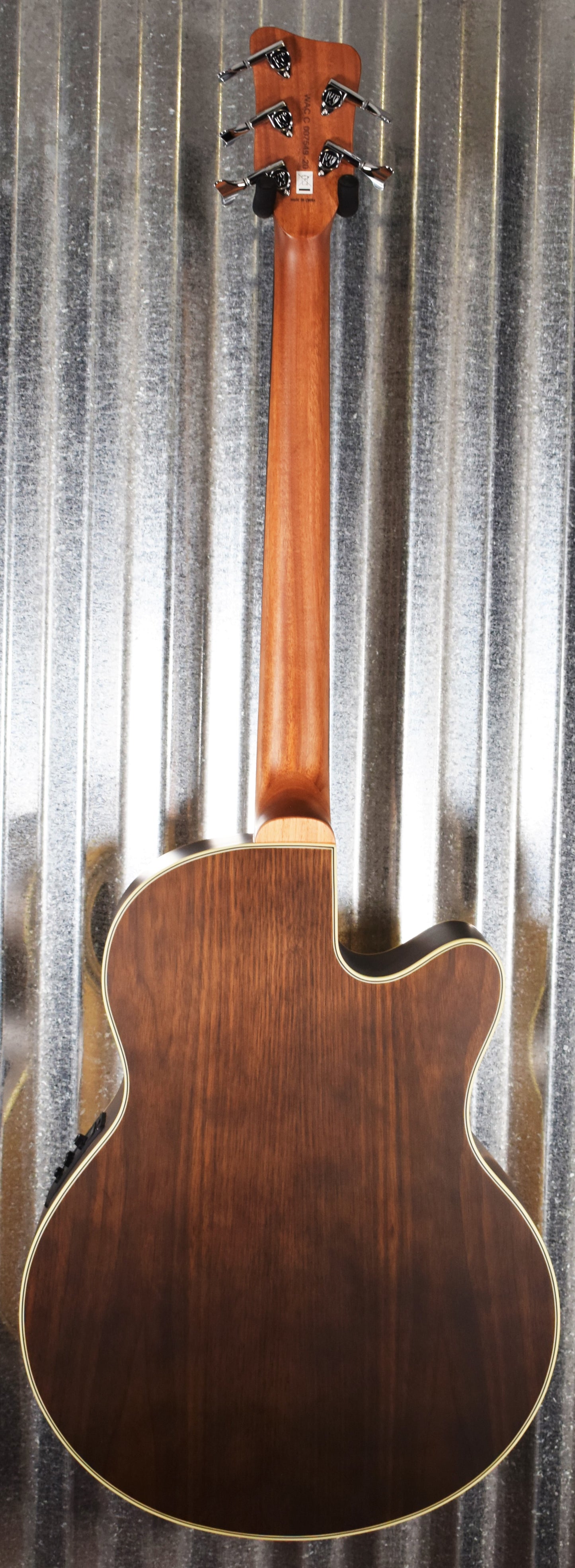 Warwick Rockbass Alien Deluxe Acoustic Electric 5 String Bass Left Hand Natural & Bag #4920