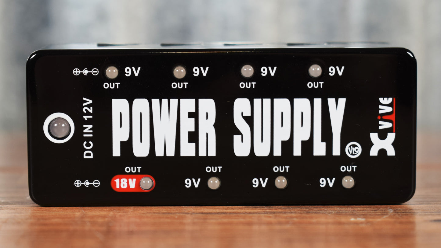 Xvive V19 Micro Power Guitar Effect Pedal Power Supply 9-18V Used