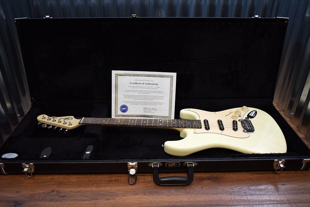 G&L Guitars USA S-500 Vintage White Electric Guitar & Hardshell Case S –  Specialty Traders