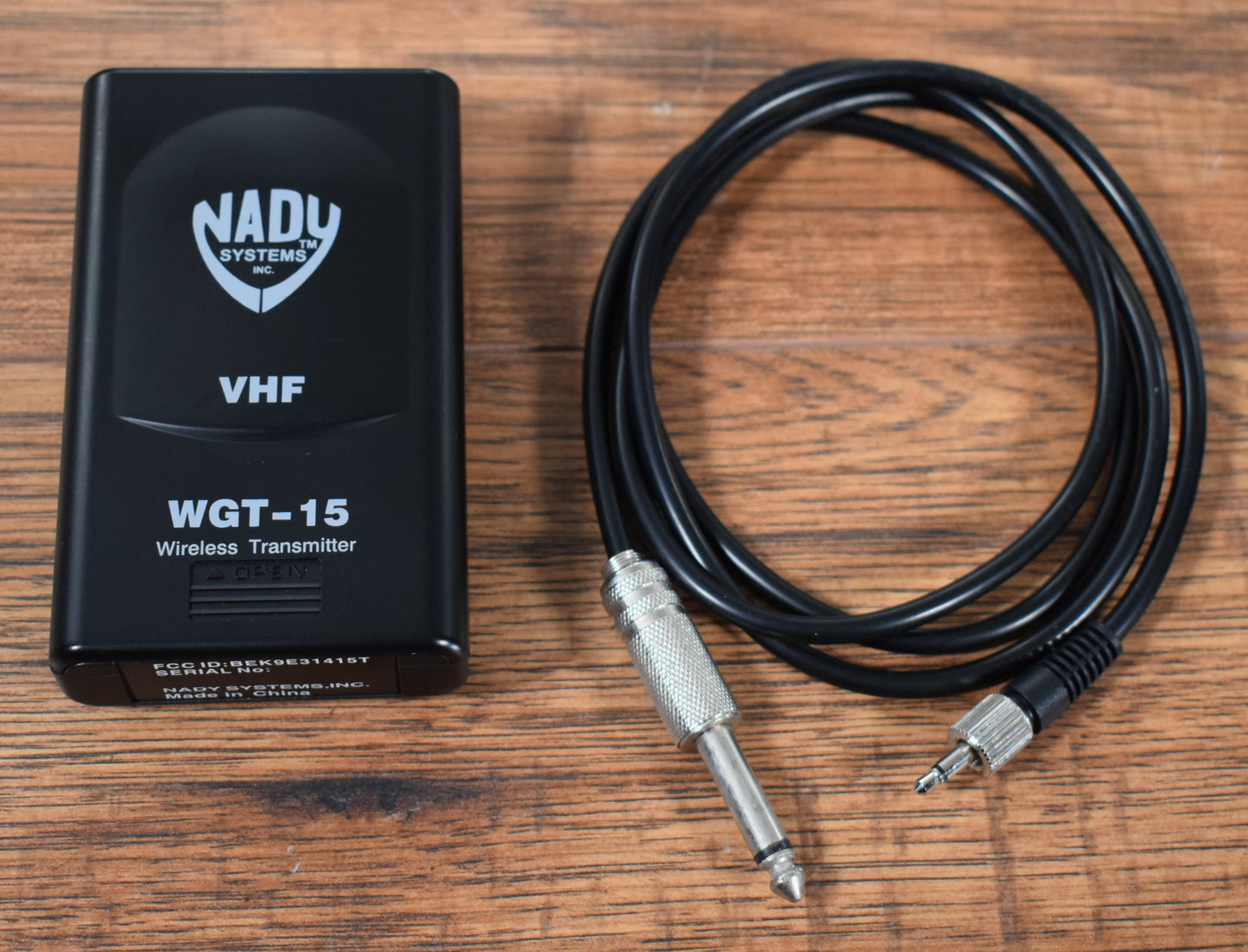 Nady Systems VHF WGT-15 Bodypack Wireless Transmitter Used