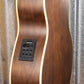 Warwick Rockbass Alien Deluxe Acoustic Electric 5 String Bass Left Hand Natural & Bag #4920