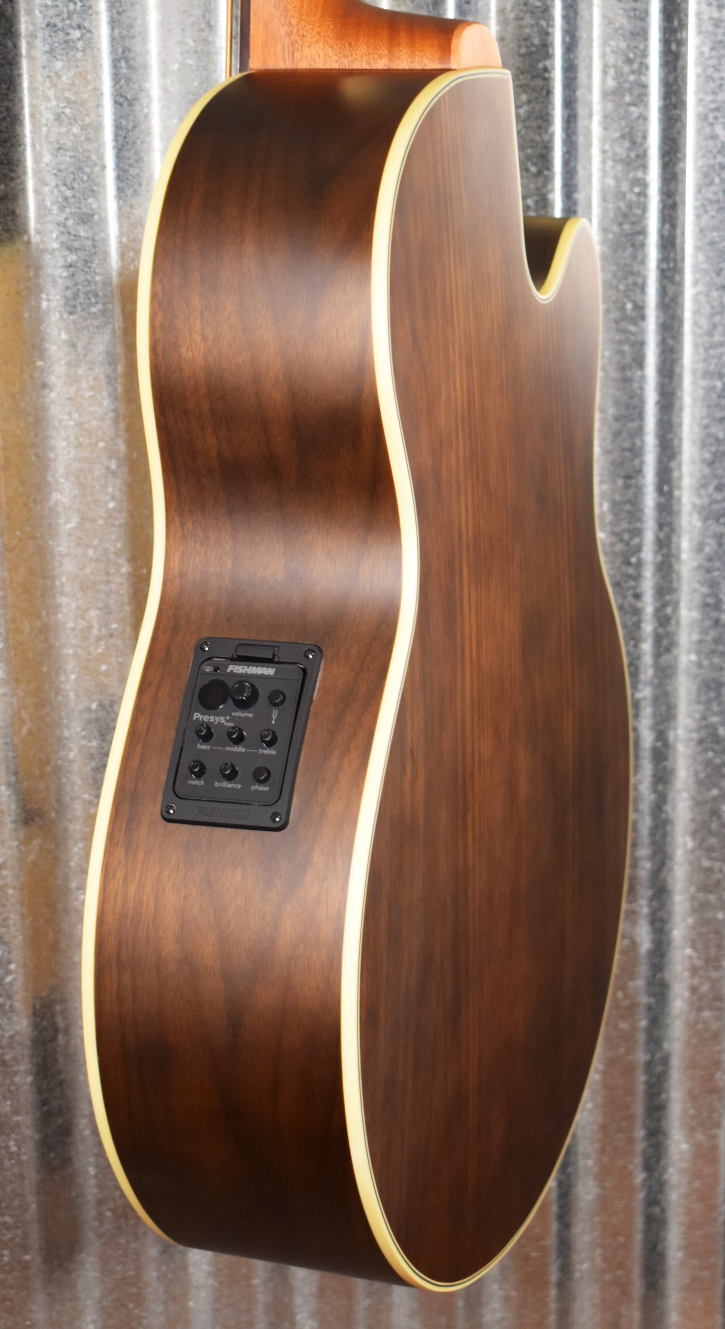 Warwick Rockbass Alien Deluxe Acoustic Electric 5 String Bass Left Hand Natural & Bag #4920