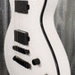 Washburn Parallaxe L20E White EMG Single Cut Guitar & Bag PXL20EWH #0529