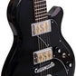 Supro Island Series 2020JB Westbury Jet Black Guitar & Case #143