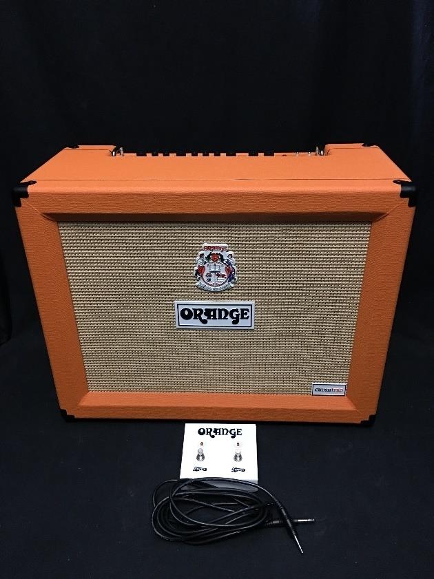 Orange Crush CR120C 2x12 Combo Amplifier for Electric Guitar & Cover Footswitch