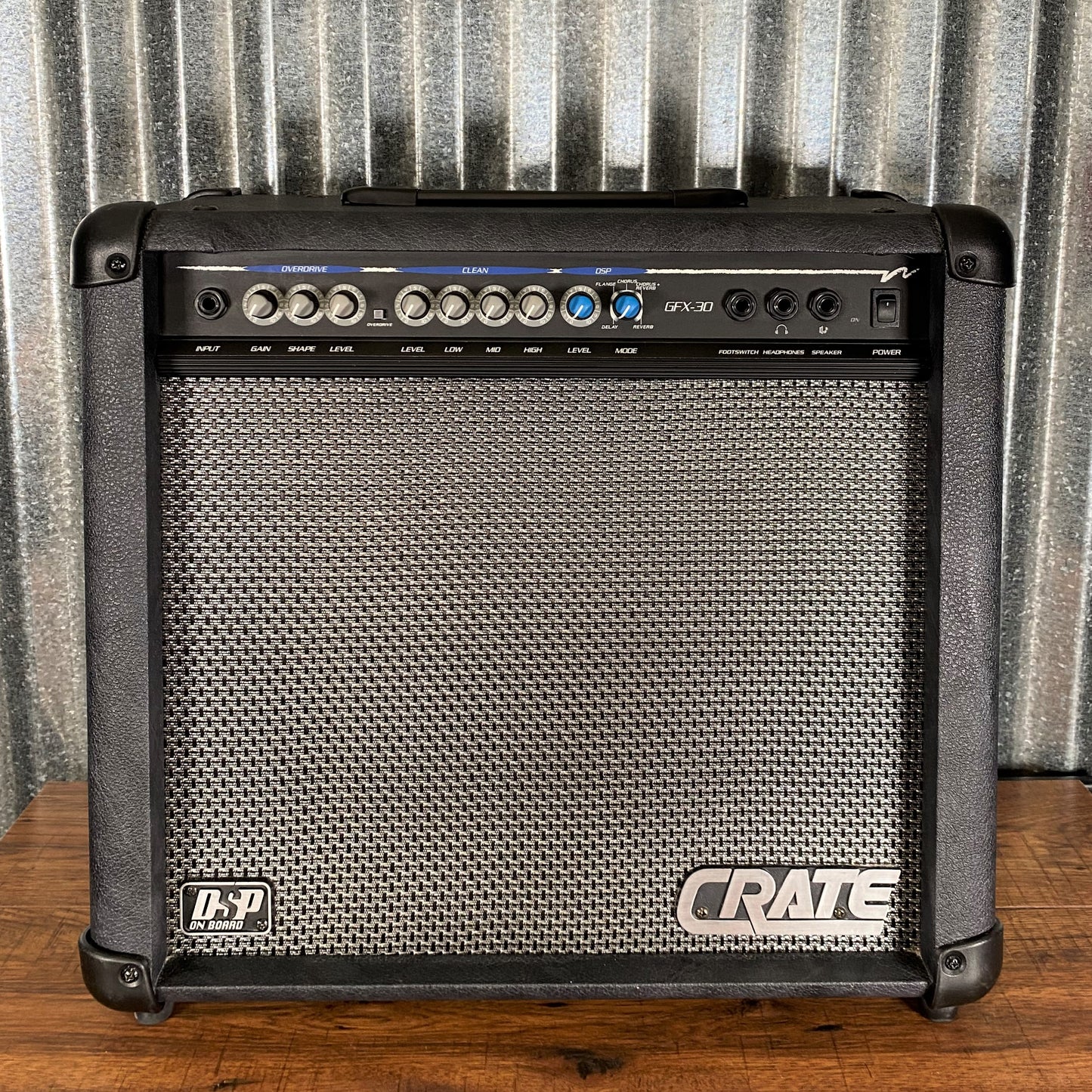 Crate GFX-30 DSP Two Channel 30 Watt 1x12" Digital Effect Modeling Guitar Combo Amplifier Used