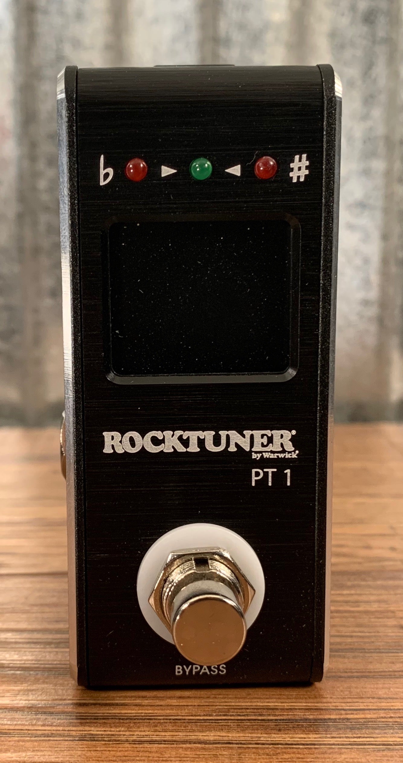Warwick Rockboard PT1 Black Compact Chromatic LED Guitar Effect Pedal Tuner