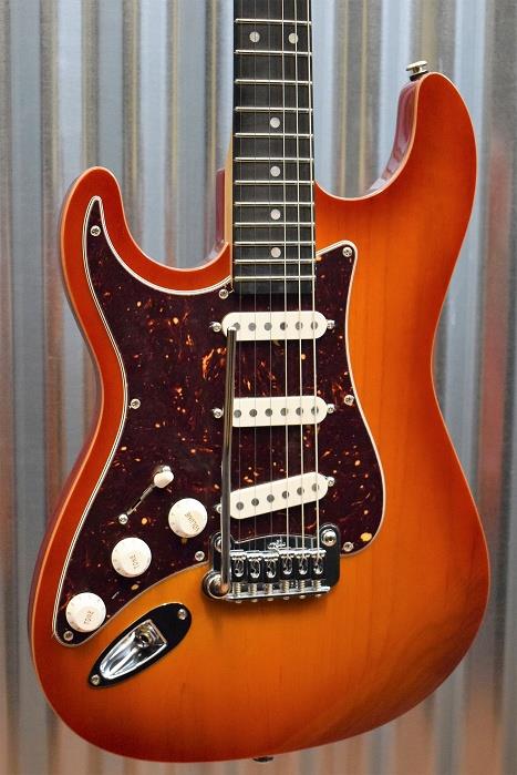 G&L Guitars USA Legacy Cherryburst Left Hand Electric Guitar & Case #8530
