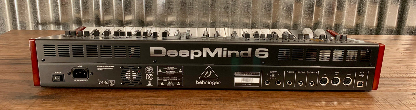 Behringer Deepmind 6 Voice Polyphonic Keyboard Synthesizer Demo