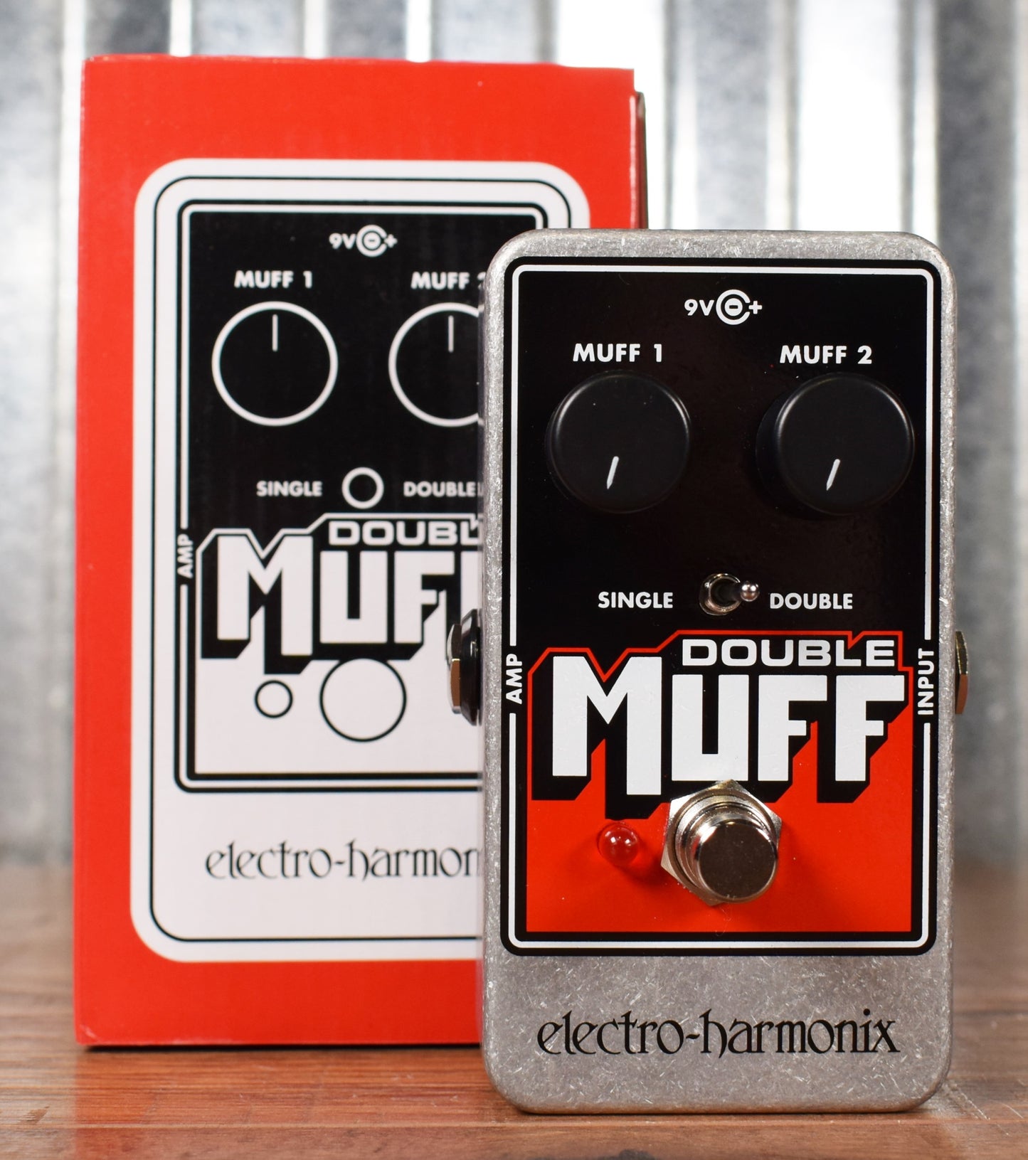 Electro-Harmonix EHX Nano Double Muff Overdrive Fuzz Guitar Effect Pedal