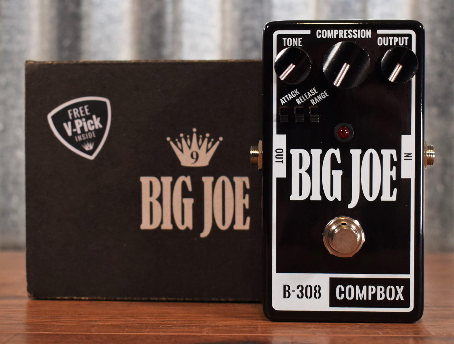 Big Joe Stomp Box Company B-308 Comp Box Optical Compressor Guitar Effect Pedal