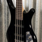 Warwick RockBass Corvette Basic Black Active Short Scale 4 String Bass & Bag #9321
