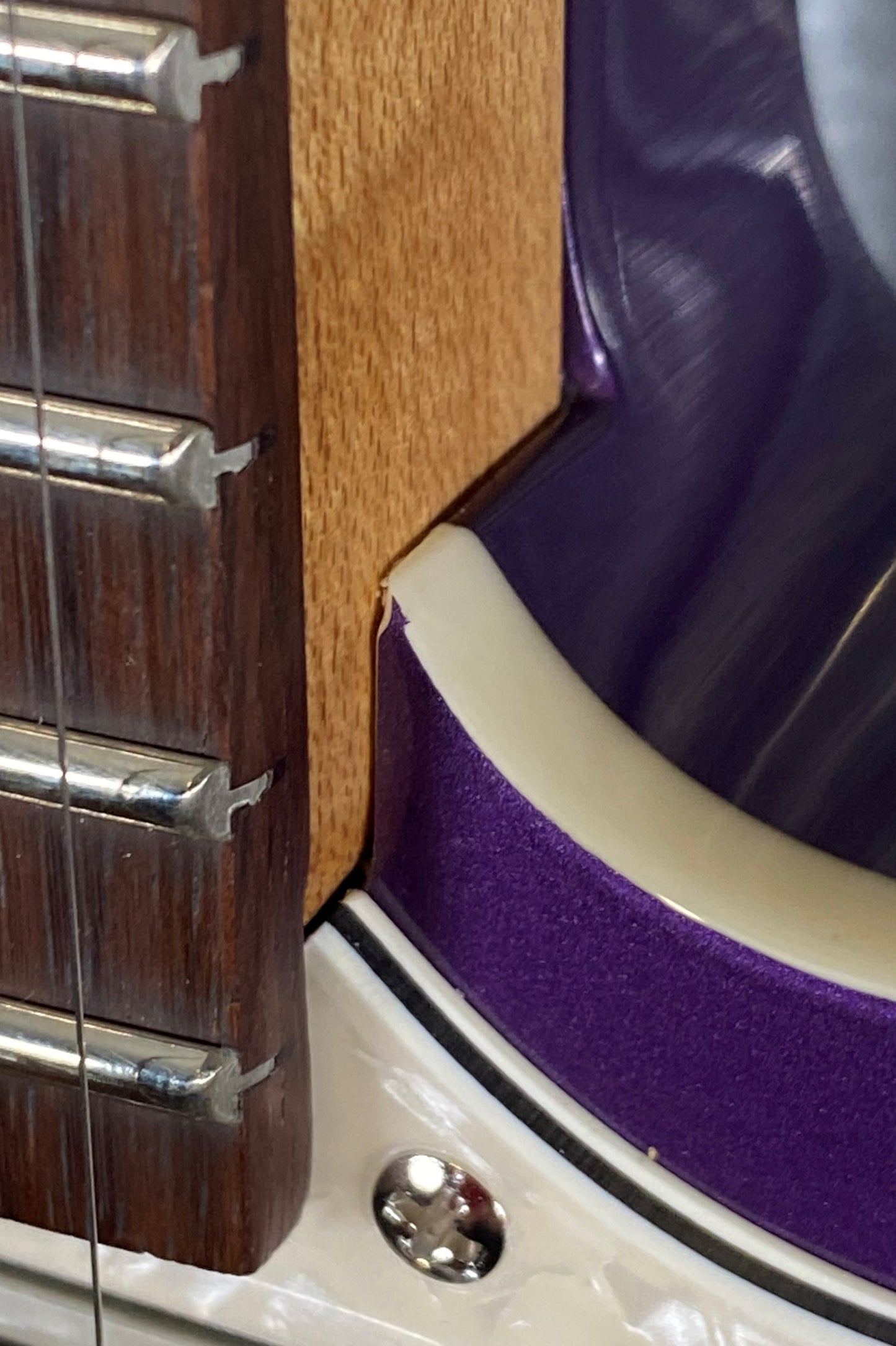 Reverend Cross Cut Italian Purple Guitar #1060 B Stock