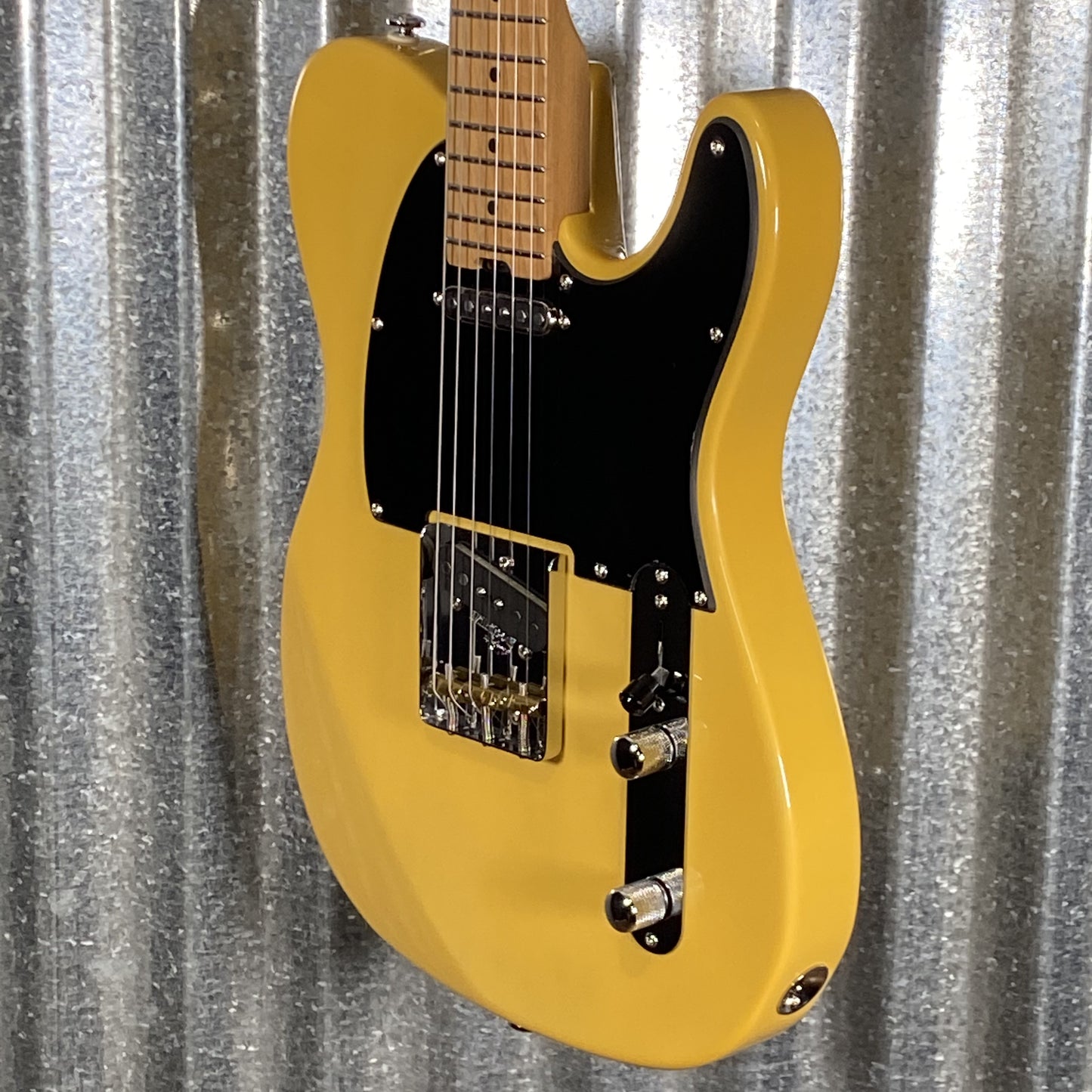 Musi Virgo Classic Telecaster Empire Yellow Guitar #0535 Used