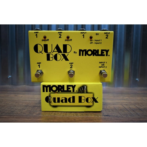 Morley Quad Box Amp or Guitar Selector Combiner Switcher Effect Pedal