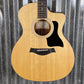 Taylor 114ce Cutaway Acoustic Electric Guitar 2015 & Bag #5243 Used
