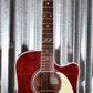 Takamine JJ325SRC-12 String John Jorgenson Gloss Red Acoustic Electric Guitar & Case #0218