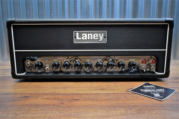Laney GH30R All Tube 30 Watts 2 Channel Guitar Amplifier Head Demo