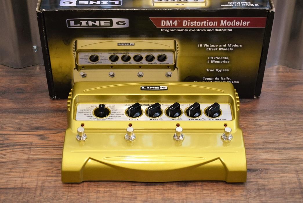 Line 6 DM4 16 Model Distortion Modeler Guitar Effect Pedal