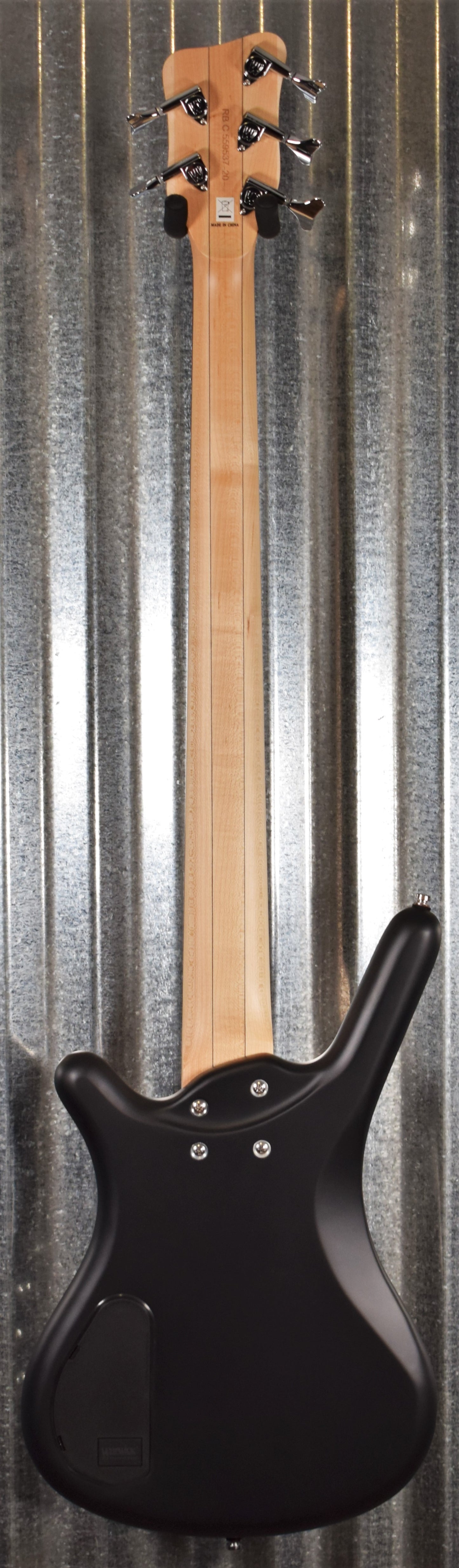 Warwick Rockbass Corvette Basic Satin Nirvana Black Active 5 String Bass & Bag #3720