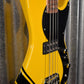 G&L USA Fullerton Limited Edition Fallout Bass Racing Yellow 4 String Short Scale & Gig Bag #2086