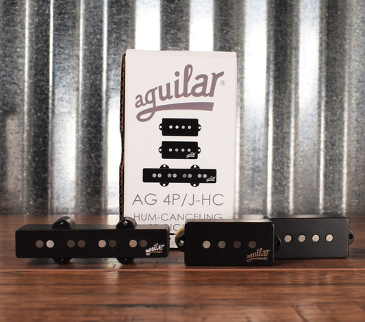 Aguilar AG 4P/J-HC Set Precision Jazz PJ Bass Pickup Set Black