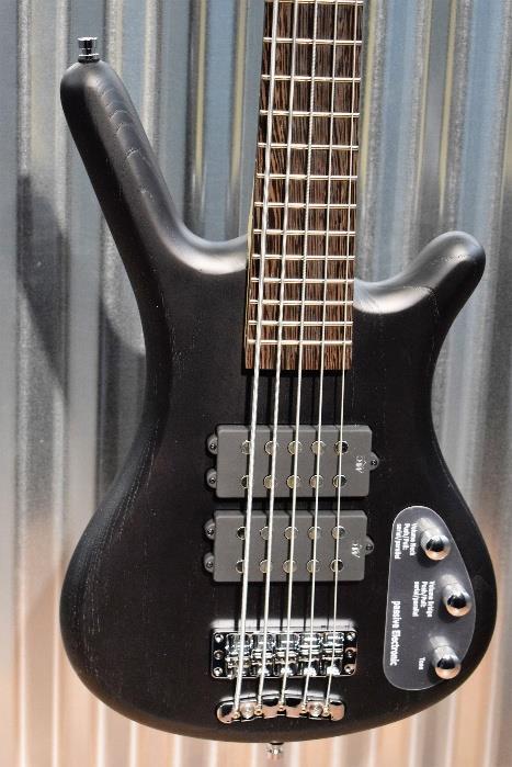Warwick Rockbass Corvette $$ 5 String Bass Nirvana Black & Gig Bag #5417