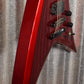 Washburn WV40MRK Vindicator HM Series Flying V Style Metallic Red Guitar & Bag #0831 Used