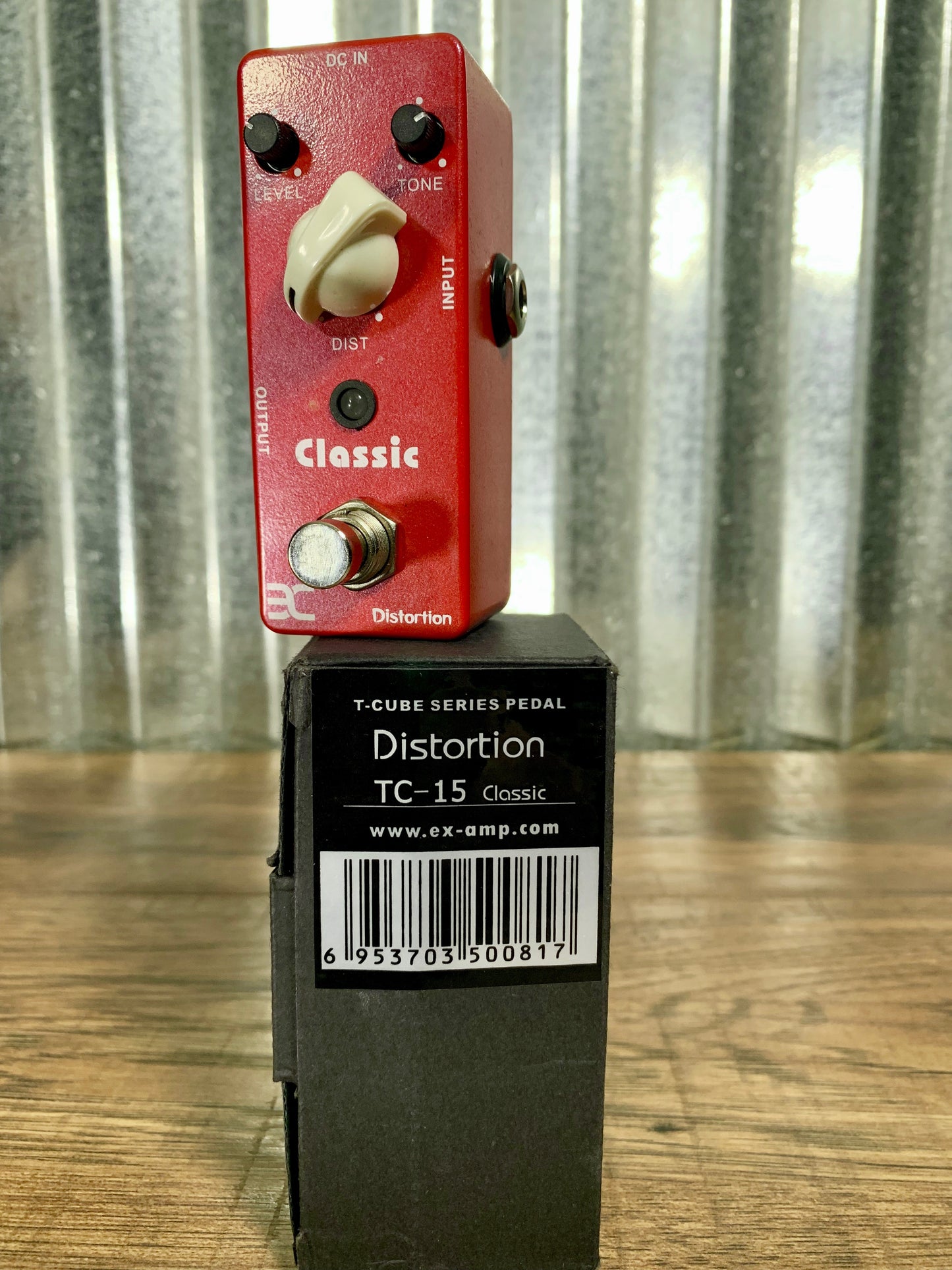 ENO Music T-Cube Series TC-15 Classic Distortion Micro Guitar Effect Pedal Used