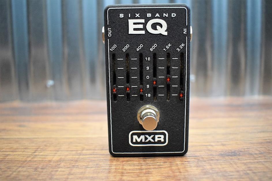 MXR M109 Six Band Graphic Eq Equalizer M-109 Guitar Effect Pedal 6 Band