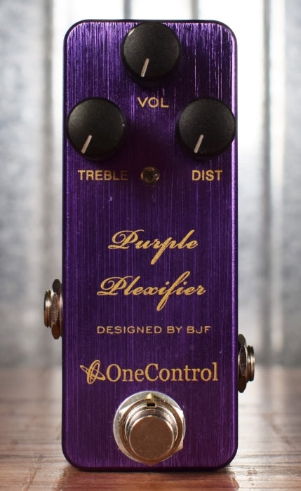 One Control BJF Purple Plexifier Distortion Guitar Effect Pedal Used –  Specialty Traders