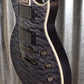 ESP LTD EC-401 Quilt Maple See Thru Black Satin Guitar LEC401QMSTBLKS #2430 Used