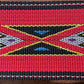 Levy's MSSN80-Red 2" Polypropylene Jacquard Weave Guitar Strap