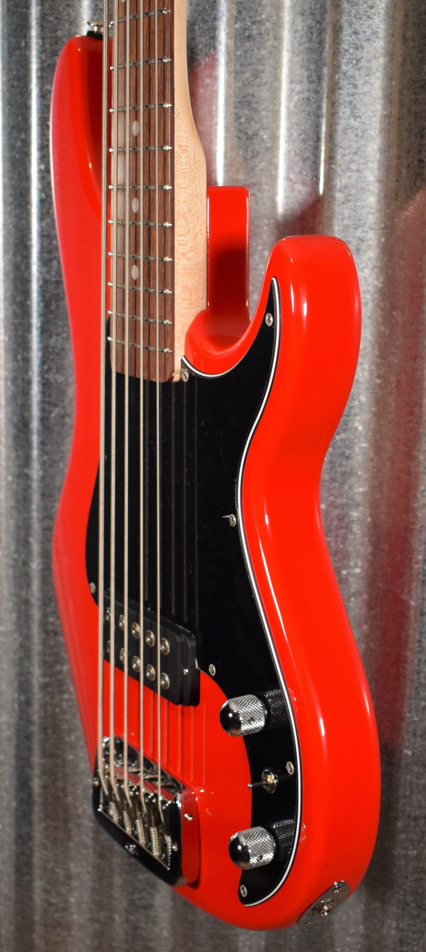 G&L USA Kiloton 5 String Bass Rally Red & Case #4168