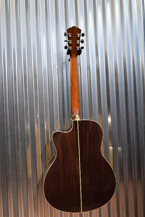 Washburn Guitars AG20CE Natural Solid Spruce Acoustic Electric Guitar & Case #75