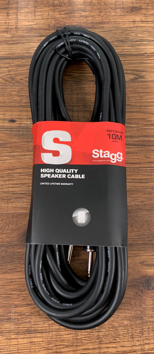 Stagg SSP10PP25 10M 33 ft 14GA Jack-Jack Speaker Cable