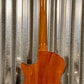 ESP LTD TL-6 Thinline Acoustic Electric Guitar Wine Red & Case TL6WR #1322