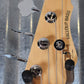 G&L Guitars Tribute Fallout Bass Short Scale 4 String Jet Black #0162 B Stock