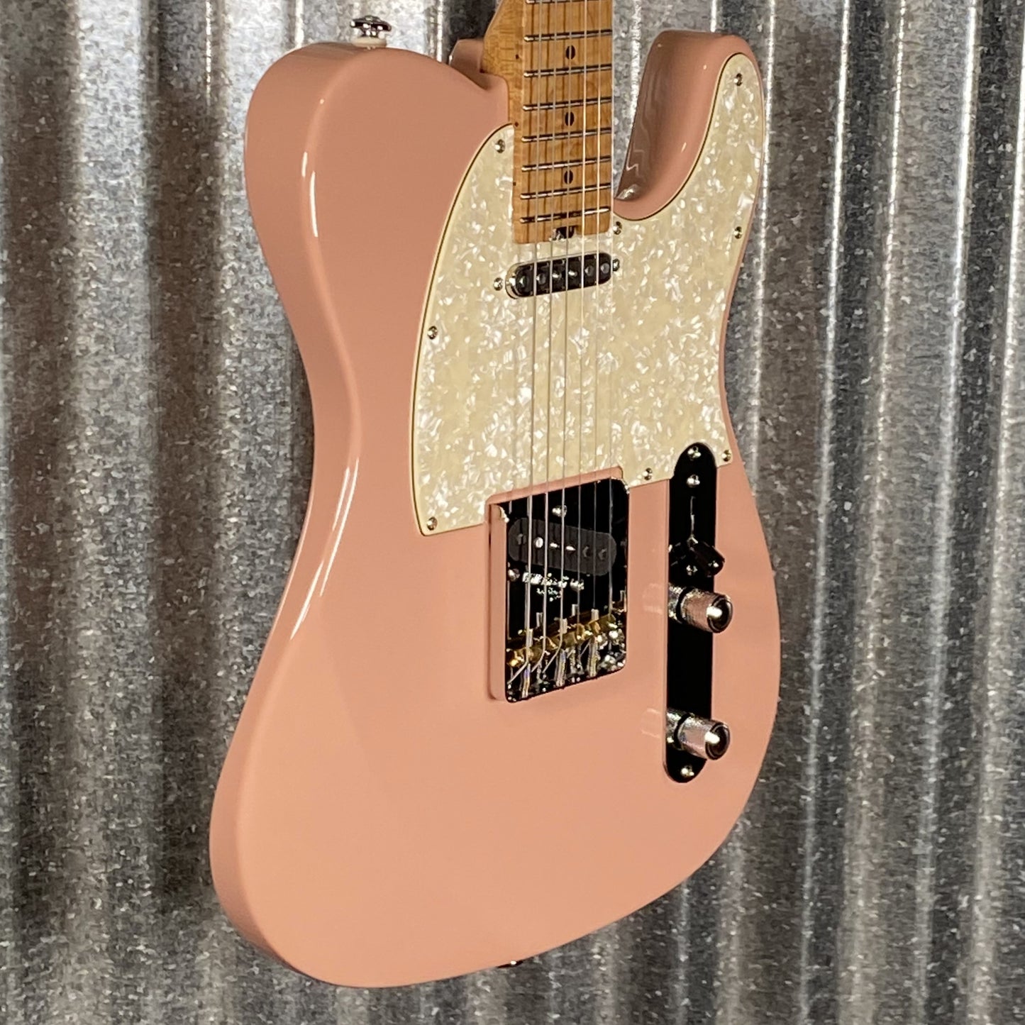 Musi Virgo Classic Telecaster Pink Guitar #0222 Used