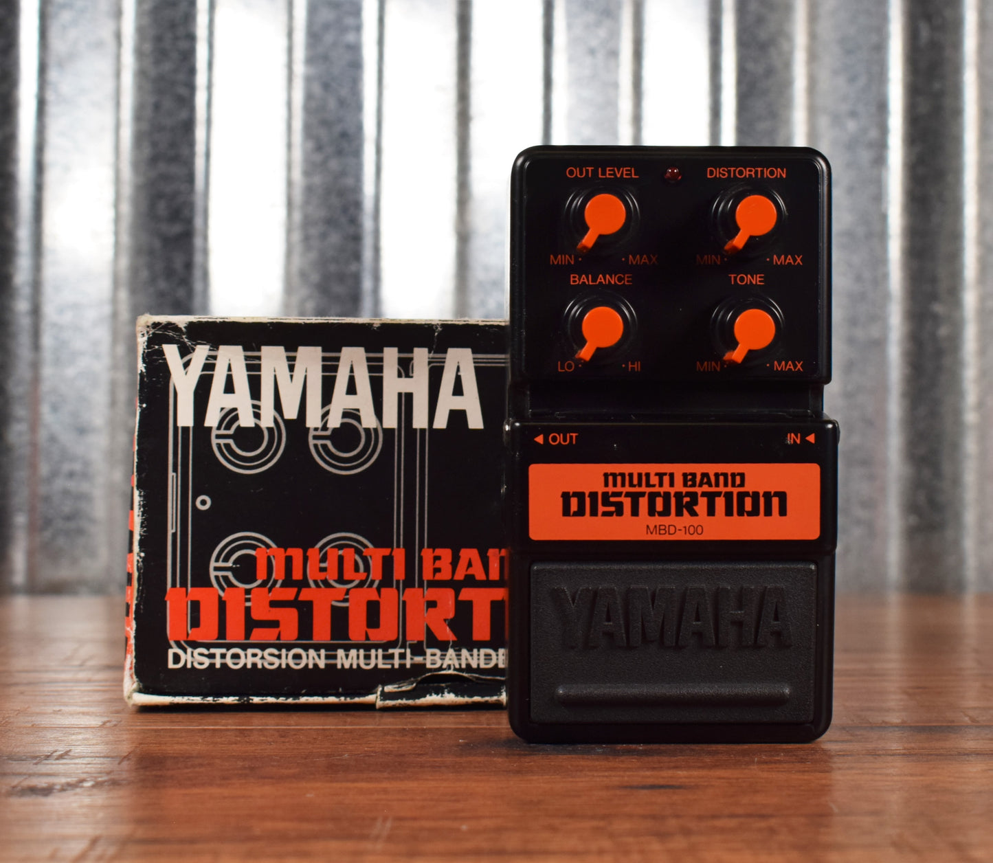 Yamaha MBD-100 Multiband Distortion Vintage MIJ Guitar Effect Pedal Used