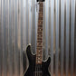 G&L Tribute M-2000 GTS 4 String Carved Flame Top Trans Black Bass #8224