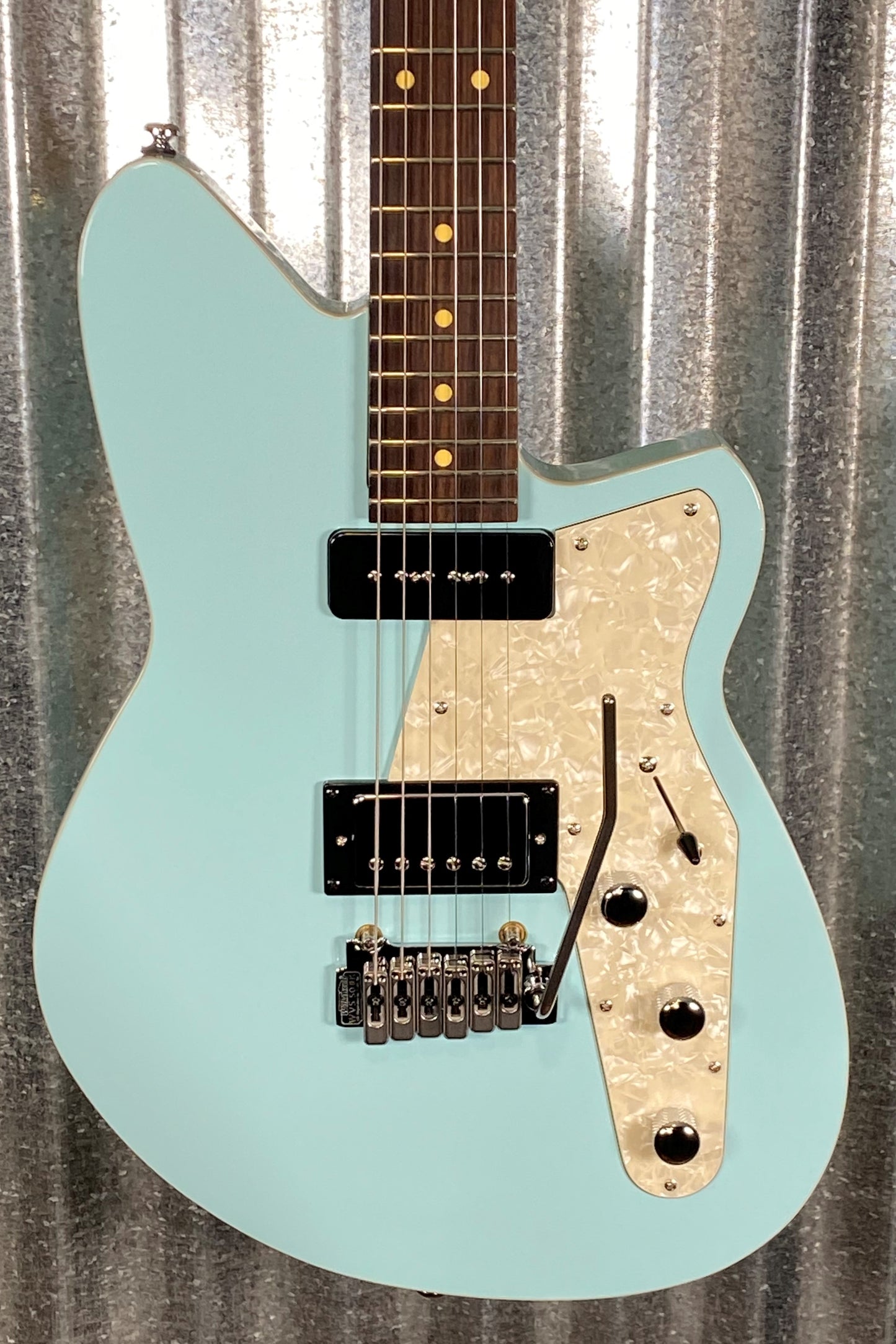 Reverend Double Agent W Chronic Blue Guitar #1566 B Stock