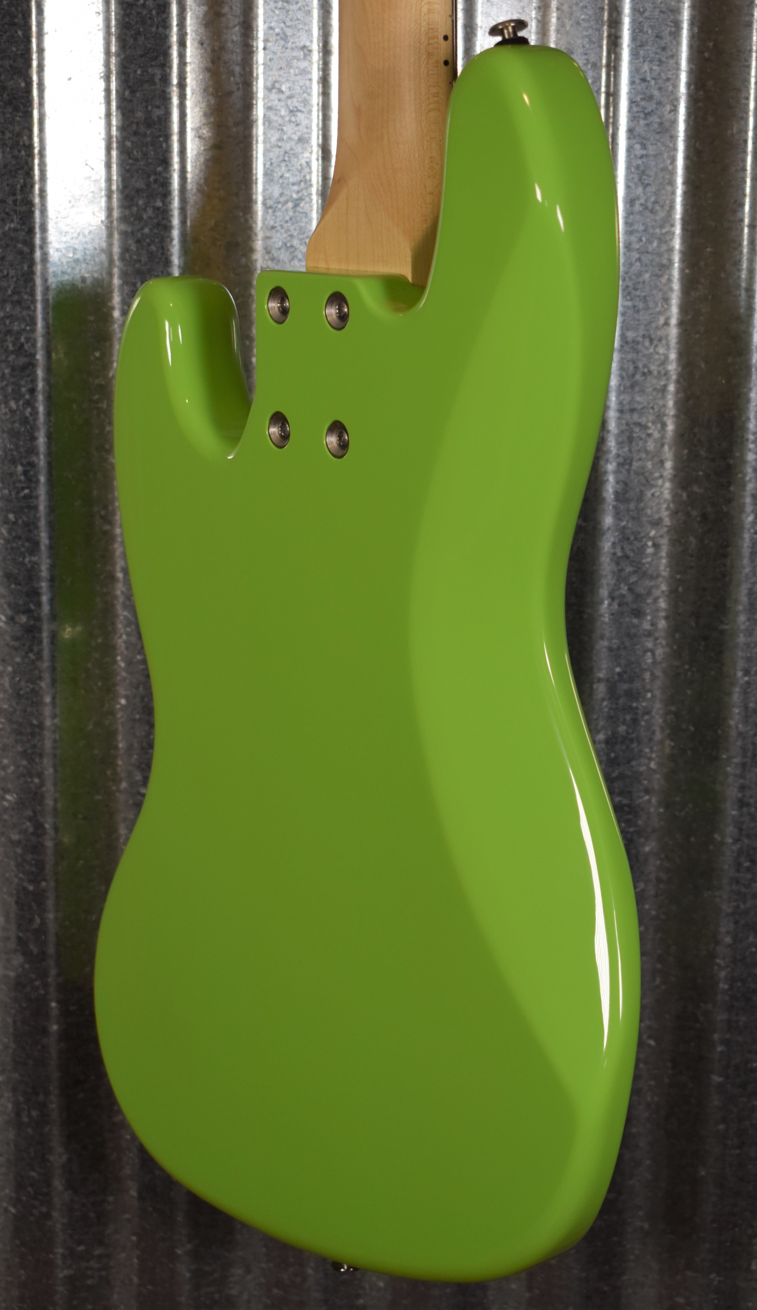 G&L USA JB-5 Sublime Green 5 String Jazz Bass Maple Satin