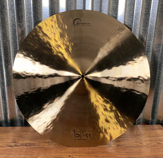 Dream Cymbals BPT22 Bliss Hand Forged & Hammered 22" Paper Thin Crash Demo