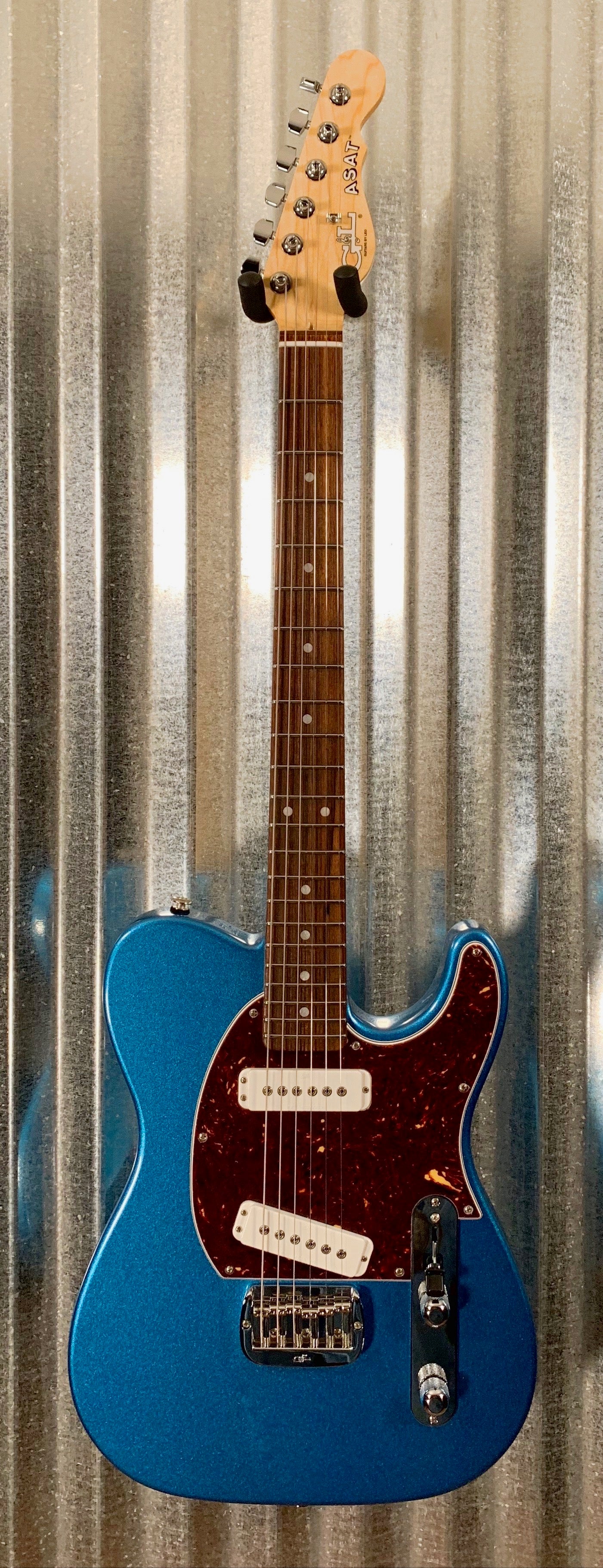 G&L Guitars USA Fullerton Deluxe ASAT Special Lake Placid Blue Guitar & Case 2019 #5106