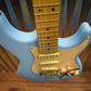 G&L Guitars USA Legacy Himalayan Blue Frost Painted Neck & Case 2015 NOS #1748