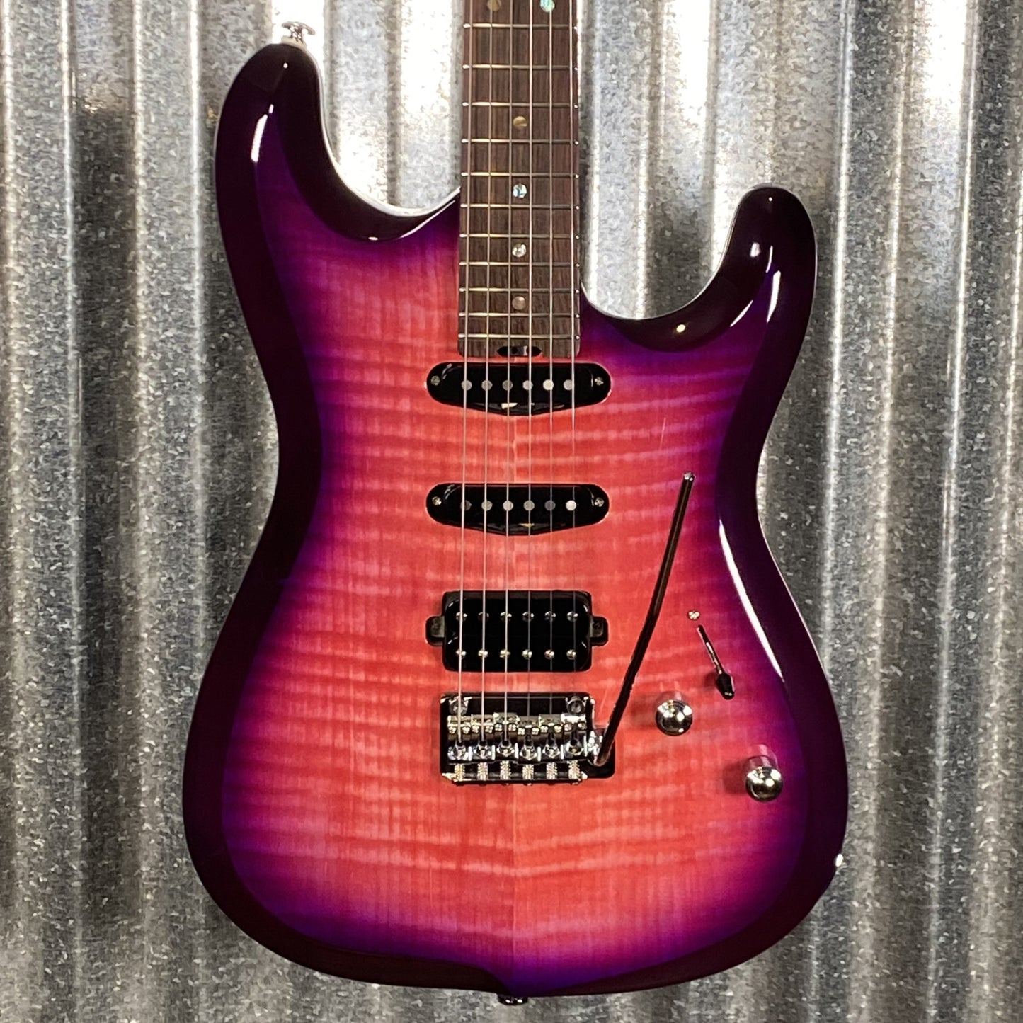 Musi Capricorn Fusion HSS Superstrat Cranberry Guitar #0243 Used