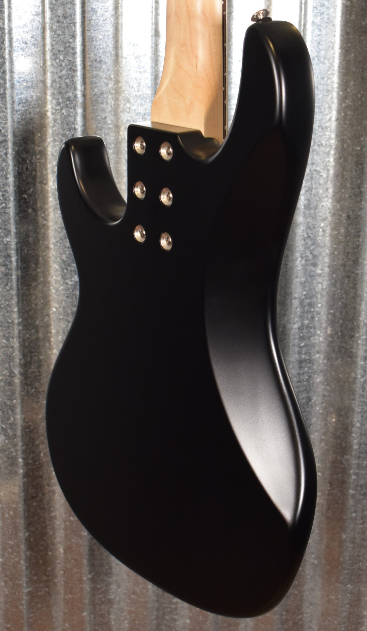 G&L USA Kiloton 5 Jet Black Frost 5 String Bass Rosewood Satin Neck & Case #7001