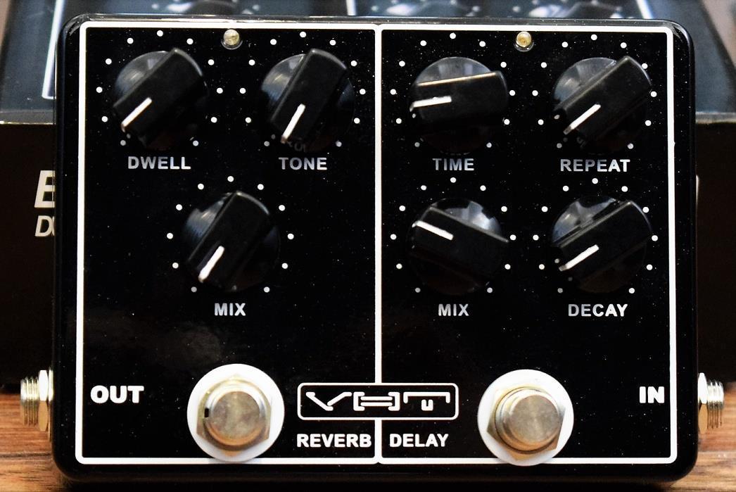 VHT Amplification AV-EV1 EchoVerb  Reverb & Delay Dual Guitar Effect Pedal