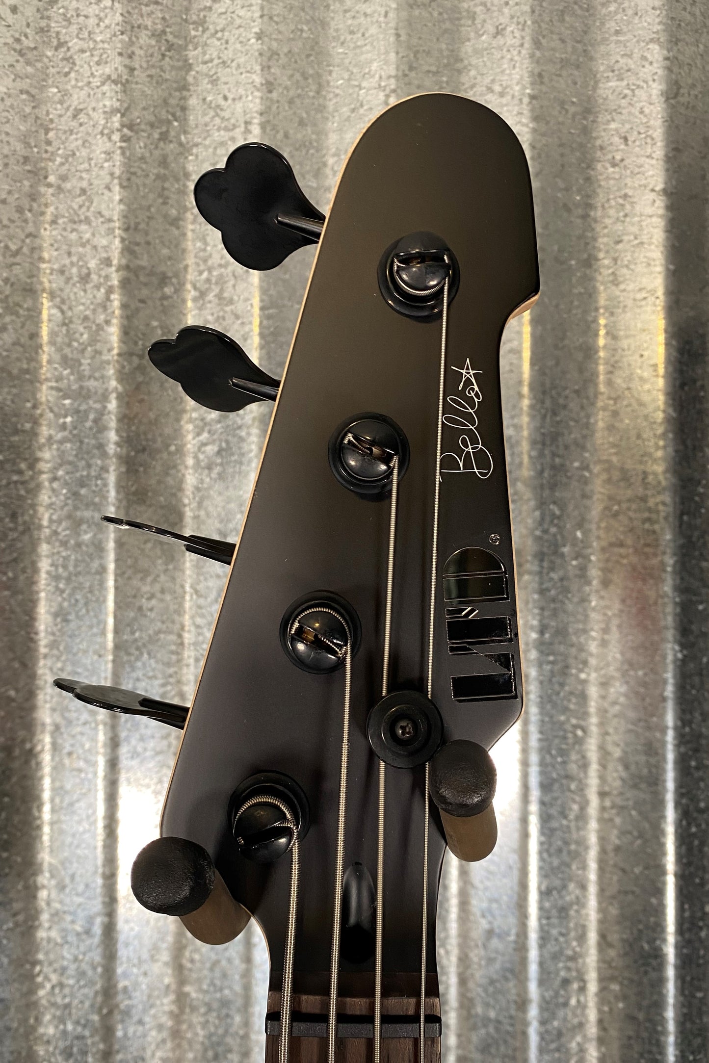 ESP LTD FBJ-400 Frank Bello 4 String Bass EMG PJ Black Satin & Case LFBJ400BLKS #0398 Used